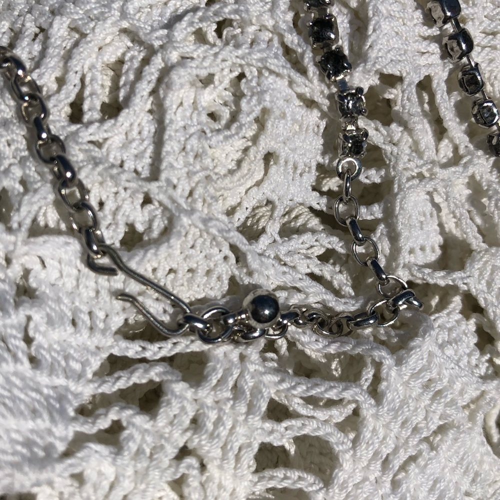 Vintage Statement Rhinestone Necklace - Picture 6 of 6